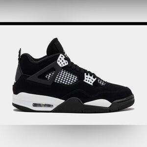 Air Jordan 4 Retro Black/White (FQ8138-001) Men’s/Women’s Size 10 🔥 Classic